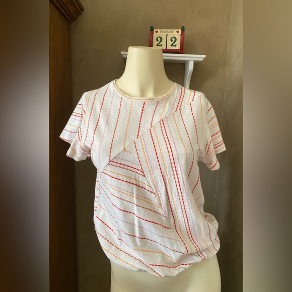 Anthropologie Dolan Left Coast Collection Striped Tee Women’s size M - Picture 2 of 12